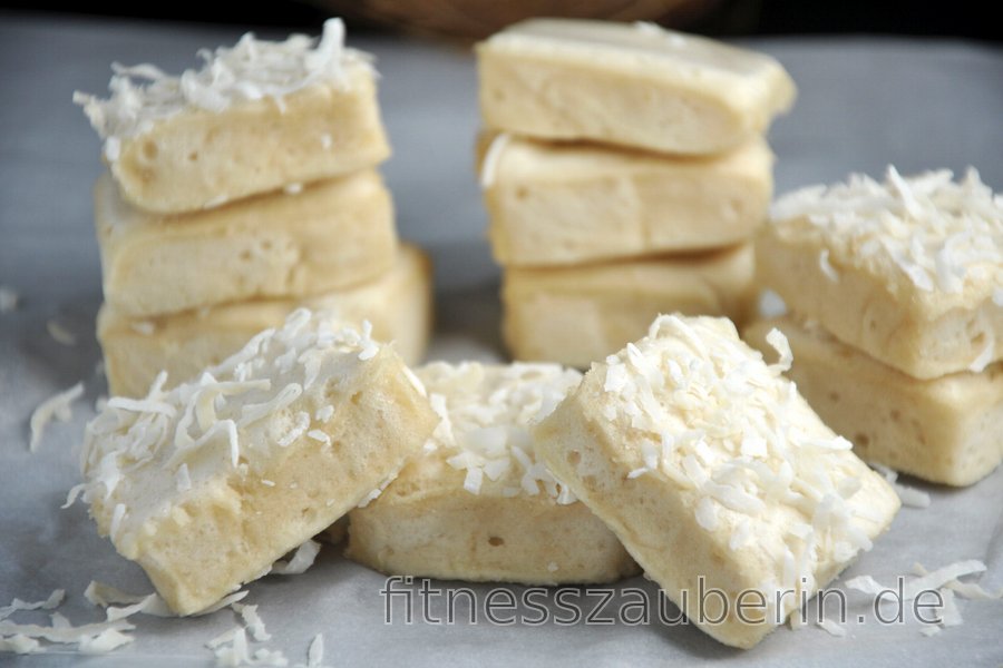 Gesunde, hausgemachte Marshmallows (Schaumbonbons)
