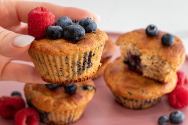 Weiche Protein-Muffins (ohne Mehl und Zucker)