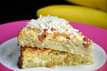 Gesunder Kokos-Bananenkuchen (Zucker- und Glutenfrei)