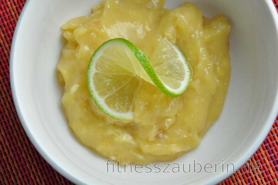 Gesunde Zitronencreme ohne Butter