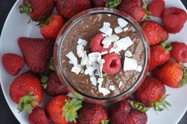 Gesunder Schoko-Chia-Pudding