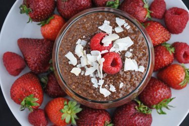 Gesunder Schoko-Chia-Pudding