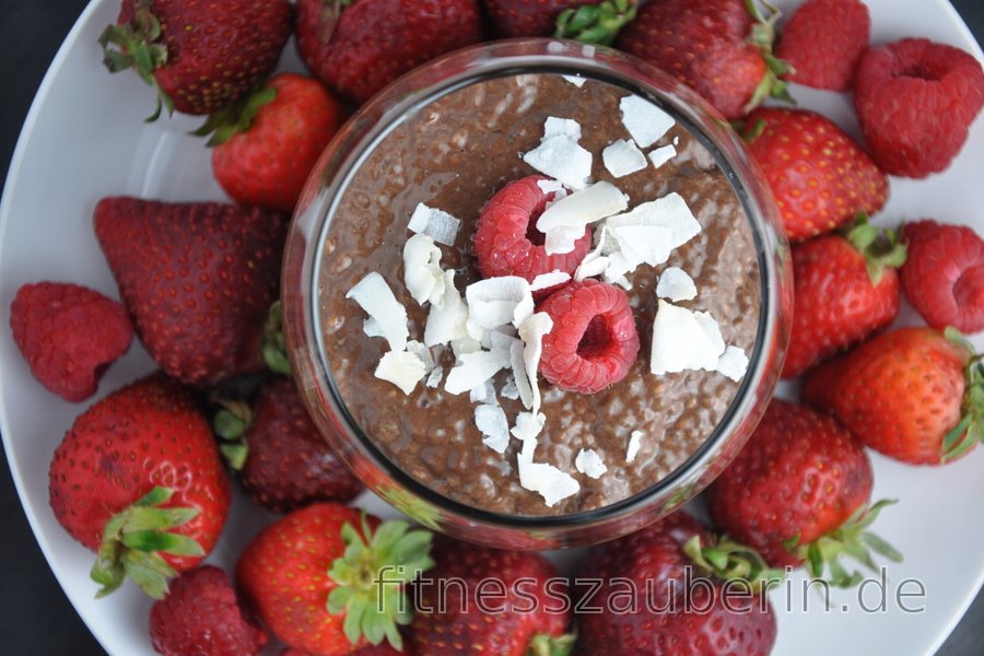 Gesunder Schoko-Chia-Pudding