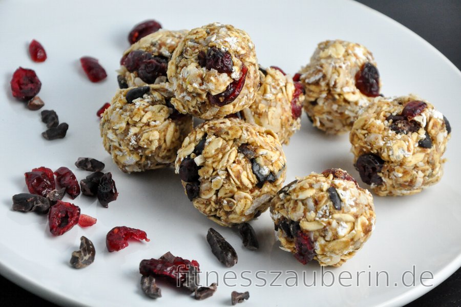 Energie-Fitness-Frühstückskugeln
