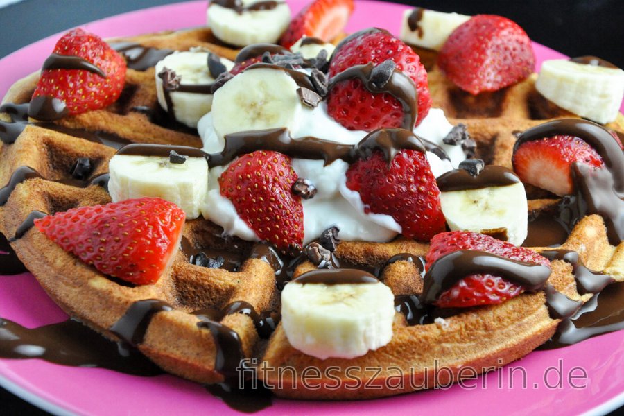 Glutenfreie Proteinwaffeln/Pancakes