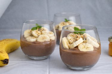 Gesunder Schoko-Bananen-Pudding