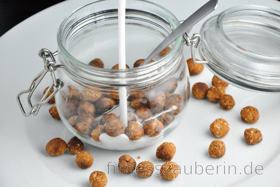 Müslikugeln (mit Vanille/Kakao)
