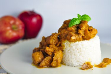 Fitness-Hähnchen-Curry mit Äpfeln