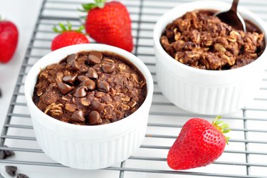 Gebackener Brownie-Porridge