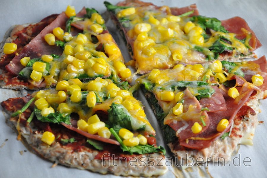 Gesunde Thunfischpizza
