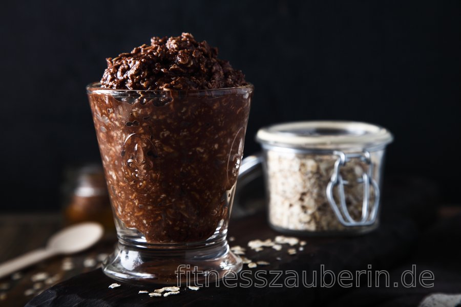 Schneller Brownie-Haferbrei