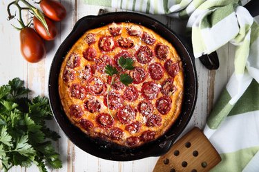 Kohlenhydratarme Tomaten-Frittata