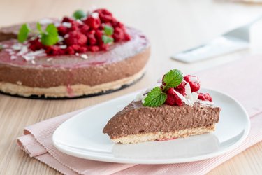 Fitness-Schokoladen-Käsekuchen ohne Backen