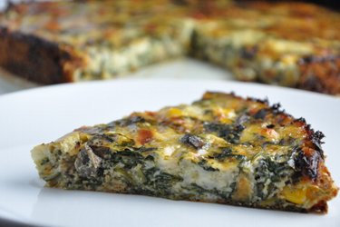 Glutenfreie Spinat-Quiche