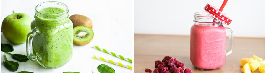 Zuckerfreie Smoothies und Getränke